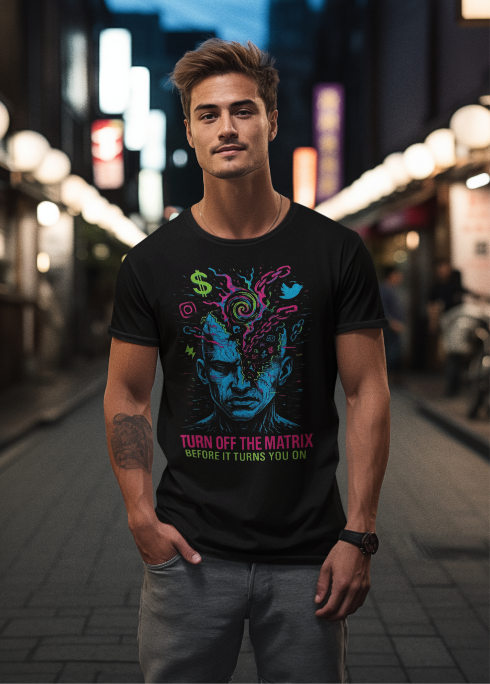 Turn Off The Matrix tee