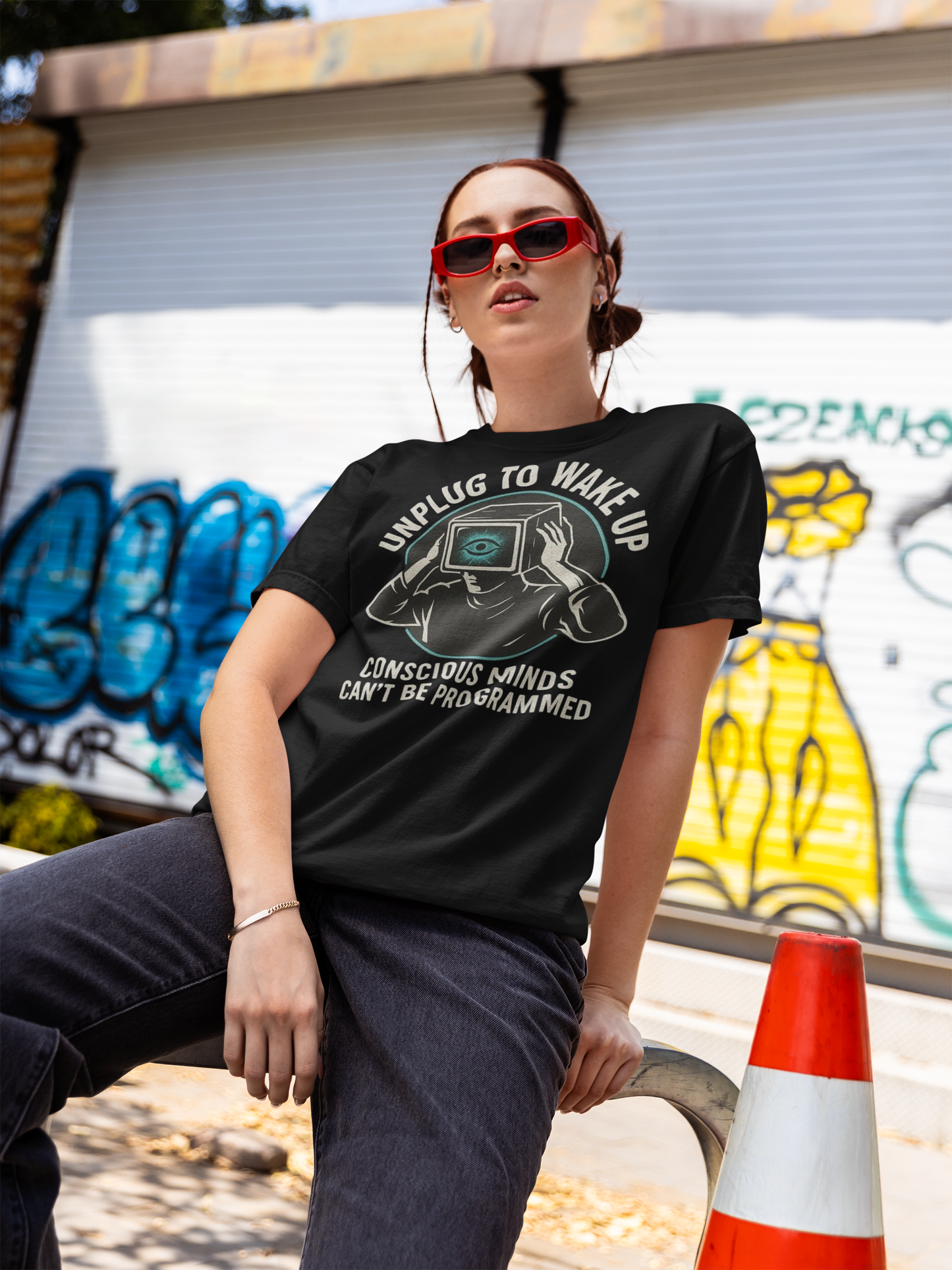 Unplug to Wake Up tee