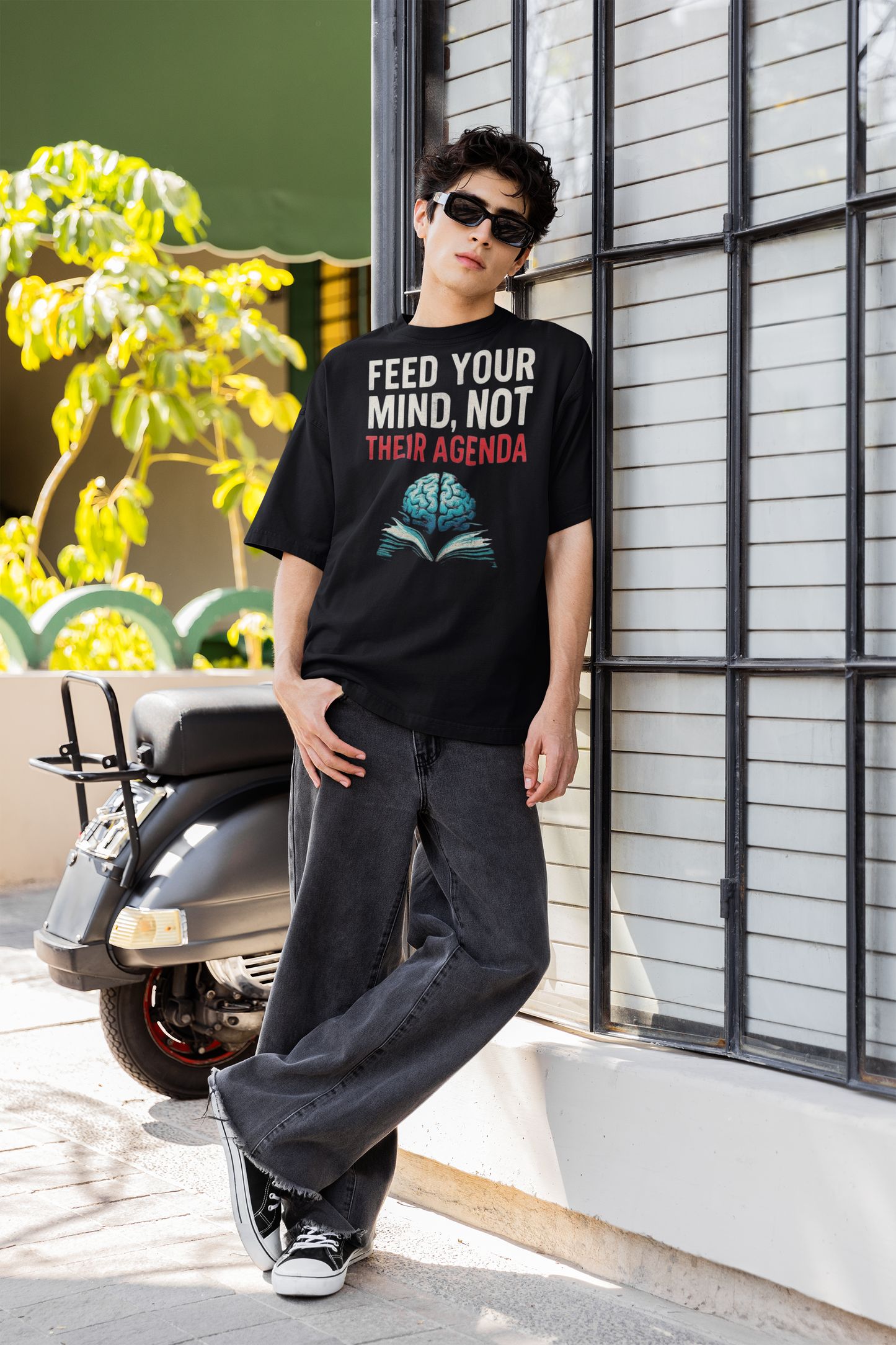 Feed your Mind, Not Their Agenda tee